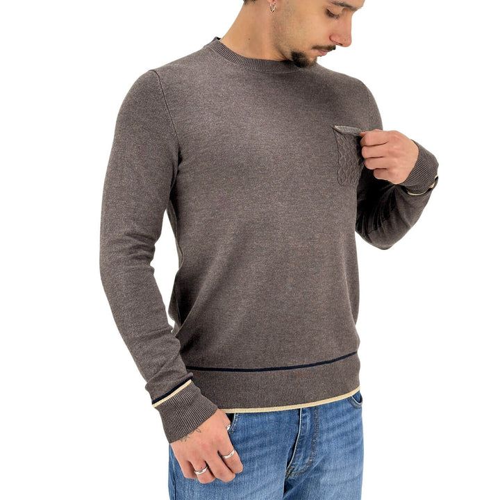 Markup, Maglia, Uomo, Viscosa, Marrone