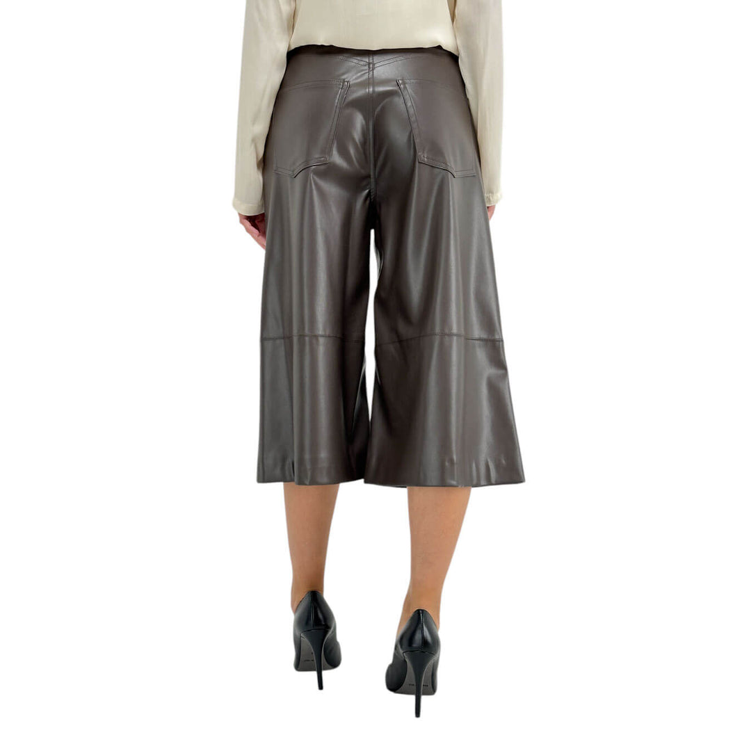 Ottod'Ame, Pantaloni, Donna, Poliestere, Marrone