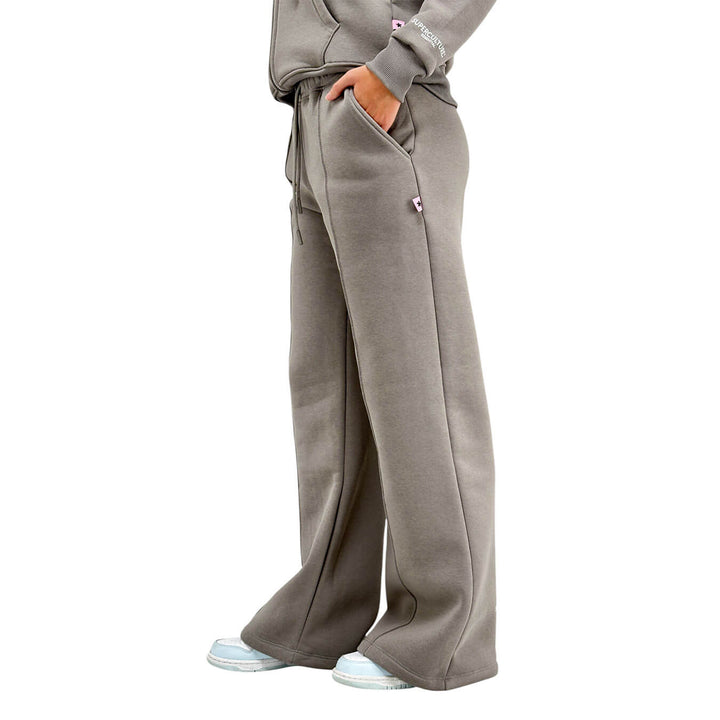 Superculture, Pantaloni, Donna, Demi, Cotone, Grigio