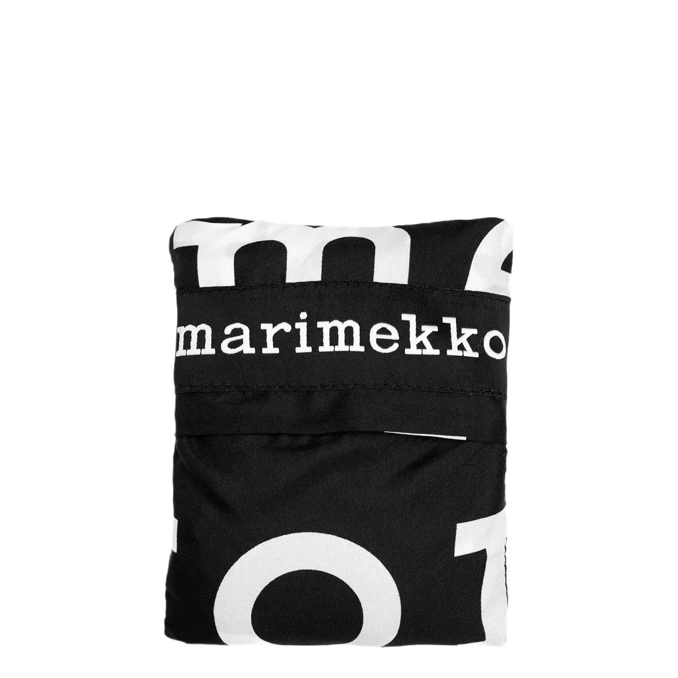 Marimekko, Borsa, Marilogo Smartbag, Nero Bianco - BassiniBoutique.it