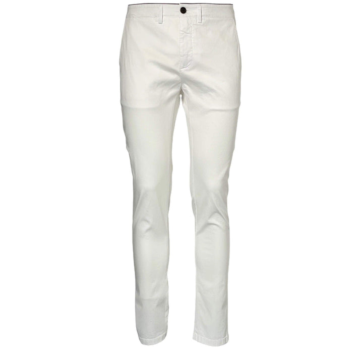 Dep5 Pantalone Mike, Up002.1ts0001, Chinos Superslim Dritto, 001 Bianco, Bassiniboutique.it, 2022 p/e