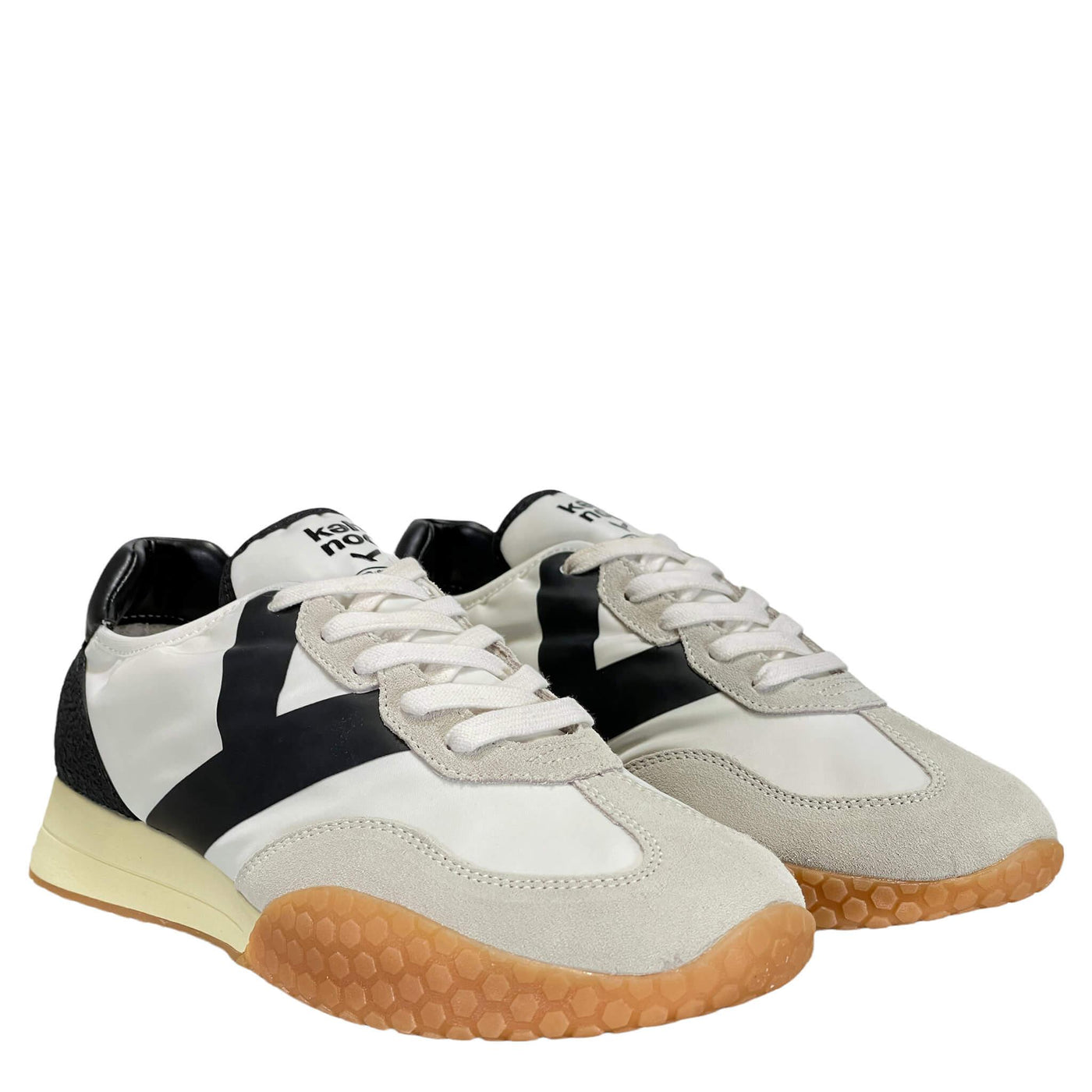 Kehnoo Sneakers Bassa, Km9313, , Bianco Nero, Bassiniboutique.it, 2022 p/e