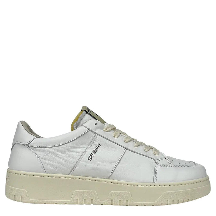 Saint Sneakers, Golf, Sneakers Pelle, Bianco Bianco, Bassiniboutique.it, 2023 p/e